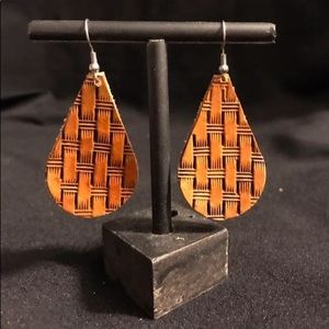 Handmade Leather earrings